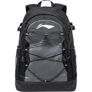 李宁双肩包初高中大学生书包男女士通勤出游时尚反光轻量运动背包