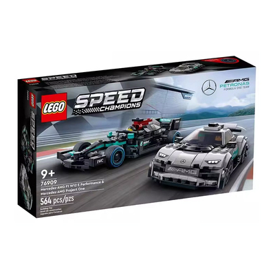 【自营】LEGO乐高76909梅赛德斯-AMG 和梅赛德超级赛车积木玩具