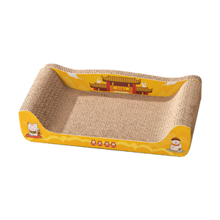 大号猫抓板窝猫沙发猫窝耐磨不掉屑猫爪板猫床磨爪器猫咪玩具用品