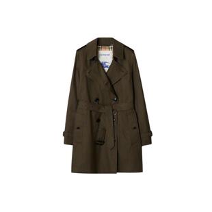 【新款】BURBERRY女装 肯辛顿版型 短款轻薄嘎巴甸 Trench 风衣