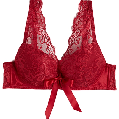 intimissimi本命红v领优雅文胸