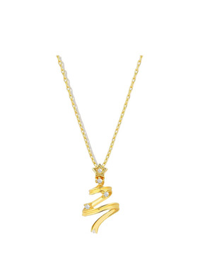 圣诞树项链24K金配饰礼物女生