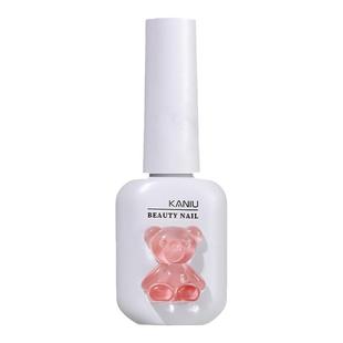 甲油胶2026年新款冰透裸色果冻胶粉色玉脂指甲油胶套装美甲店专用