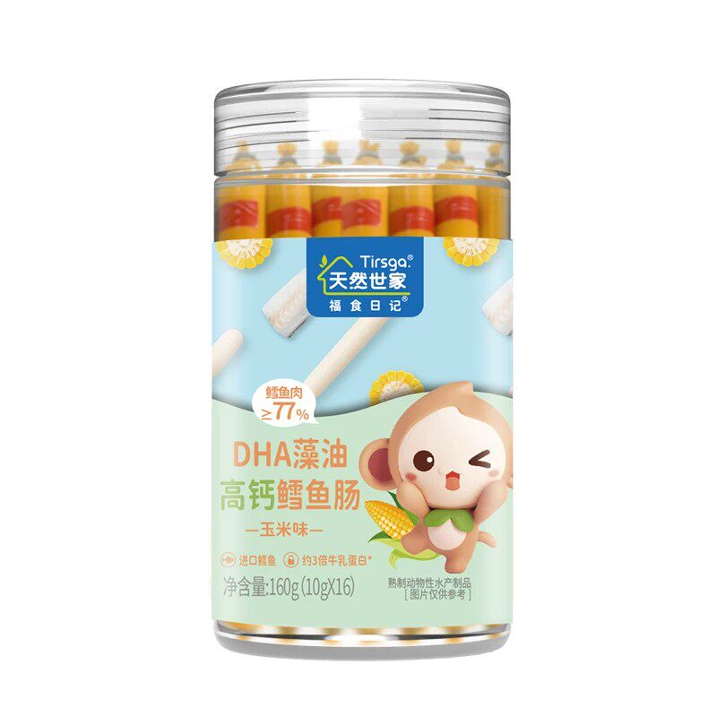 天然世家鳕鱼肠DHA高蛋白160g/瓶