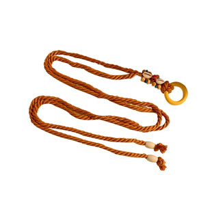 波西米亚复古风腰带女手工编织装饰配裙子百搭气质高级感小众腰链