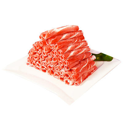 内蒙古高钙羊肉卷脆骨肉砖涮火锅