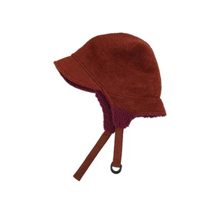 白鹿同款羊羔毛护耳飞行员帽子女冬季保暖双面戴显脸小加绒雷锋帽