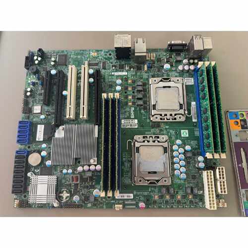 超微X8DAL3双路1366服务器工作站主板
