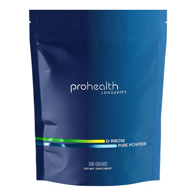 美国ProHealth D-RIBOSE PURE POWDER核糖纯粉末能量肌肉修复300g