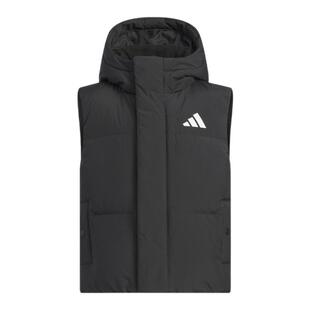 男女童保暖鸭绒羽绒马甲背心儿童羽绒服冬季adidas阿迪达斯轻运动