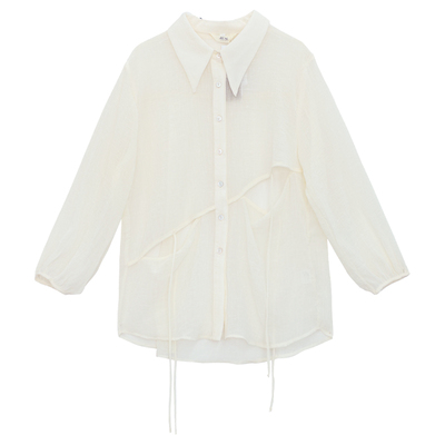 法式轻薄衬衫女防晒衣外套空调服
