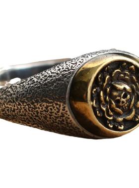 男女纯银复古进口戒指