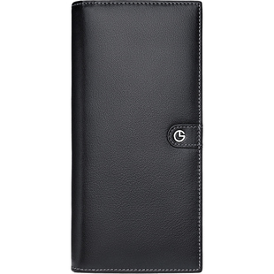 金利来钱包男长款真皮头层牛皮多功能薄款皮夹竖款拉链男士钱夹