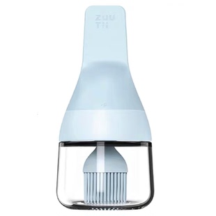 zuutii油刷瓶玻璃调料罐酱料密封罐刷盖一体瓶家用烘培烧烤调味瓶
