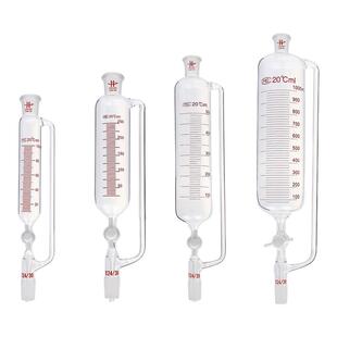 四氟刻度恒压漏斗具玻璃活塞100/250/500/1000ml 19/24/29反应釜