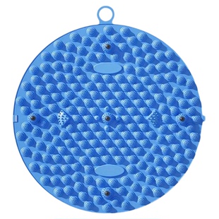 指压板中医圆形超慢跑足底按摩垫子室内原地跑步专用脚底踩趾压板