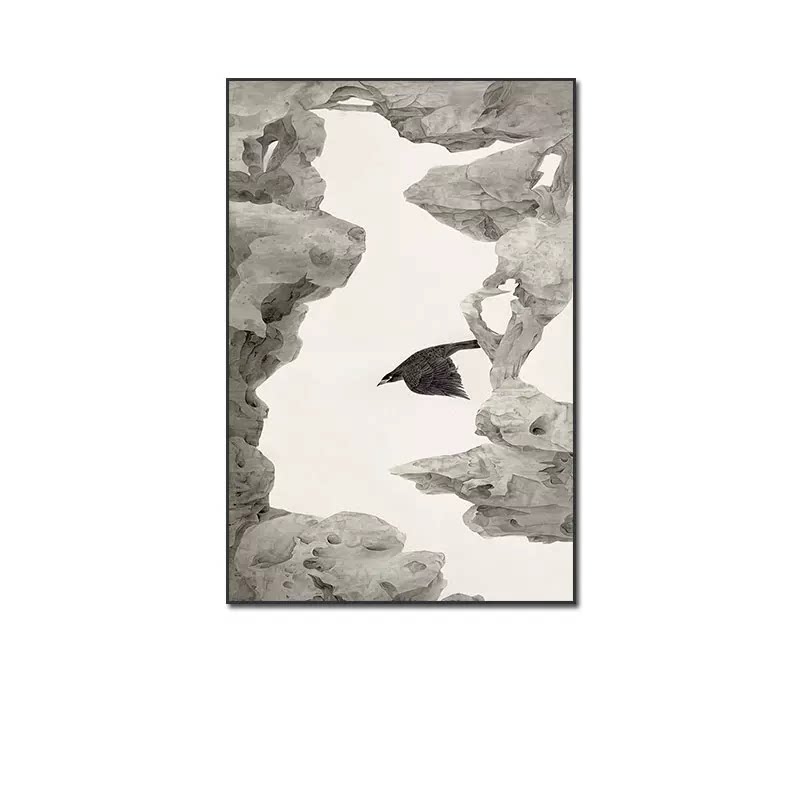 沐色新中式餐厅民宿酒店装饰画