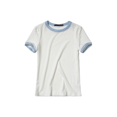 CycleDocument撞色修身短袖T恤