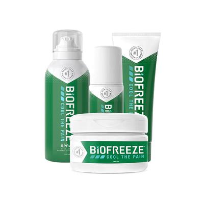 Biofreeze拜欧冰缓解运动后肌肉酸痛止痛扭伤拉伤喷雾滚珠凝胶霜