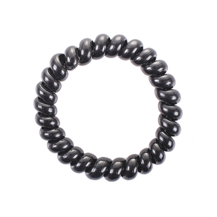 电话线发圈女小号细款韩国扎头发头绳皮筋电线圈头饰简约发绳黑色