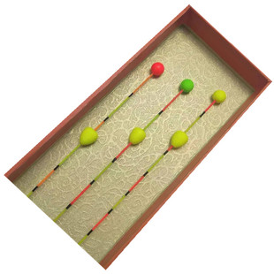 鱼漂尾泡沫浮珠对撞醒目豆加粗高灵敏近视对碰放大豆配件钓鱼用品