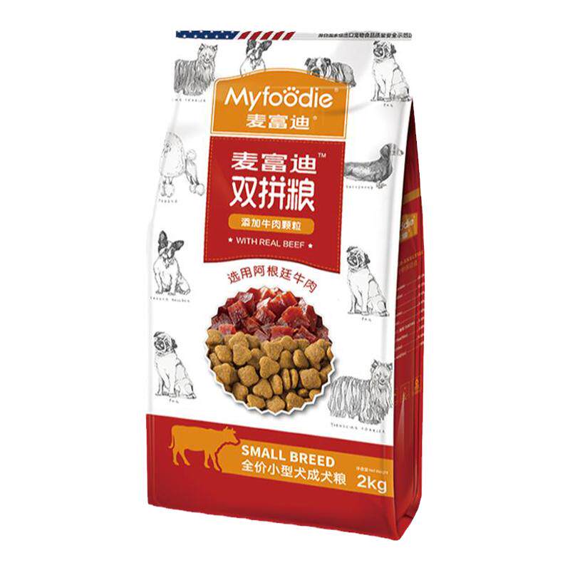 麦富迪2kg小型犬成犬法斗双拼