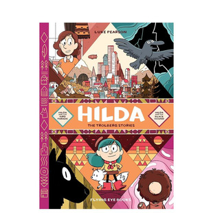 【现货】【希尔达漫画】合集(3希尔达与鸟人游行+4希尔达与黑色猎狗)The Trolberg Stories 英文儿童漫画英语故事阅读 进口童书