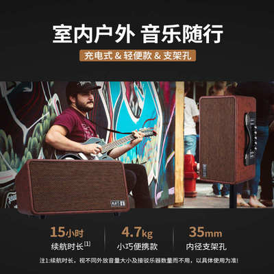 ALATS演艺者M5大功率高音质乐器K歌音响舞台广场舞一体机