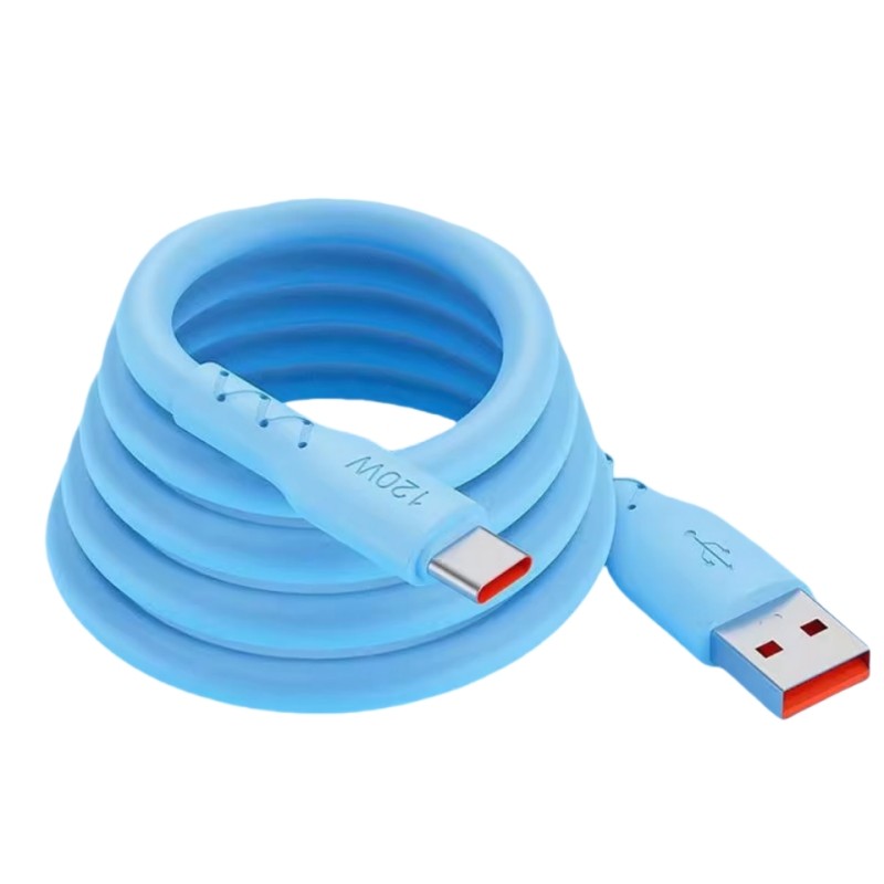 加粗120W快充type-c充手机数据线