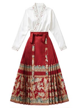 满庭芳【凤凰】红色马面裙婚服春季女新中式上衣汉服套装敬酒礼服