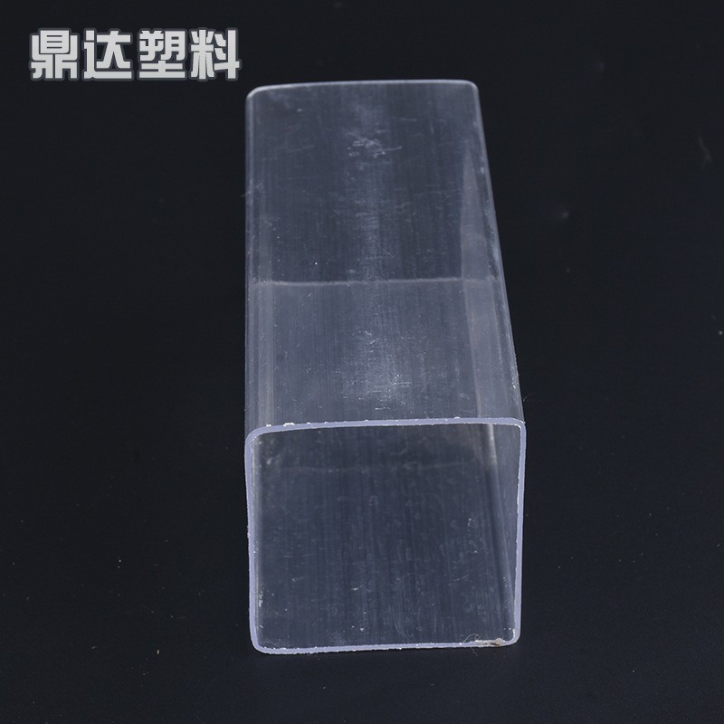 塑料挤出空心方管供应PVC透明包装软管批发环保透明方管