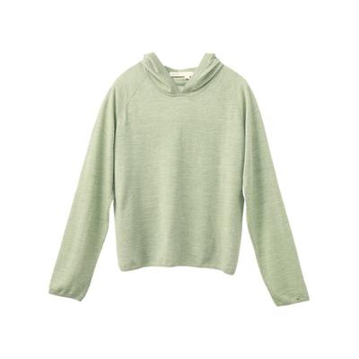 WHM精细美利诺气质羊毛连帽衫