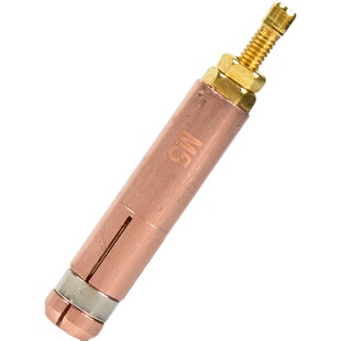 螺母柱夹头紫铜M4/M5/M6螺纹钢标牌焊吊牌碰焊内螺纹螺柱焊枪配件