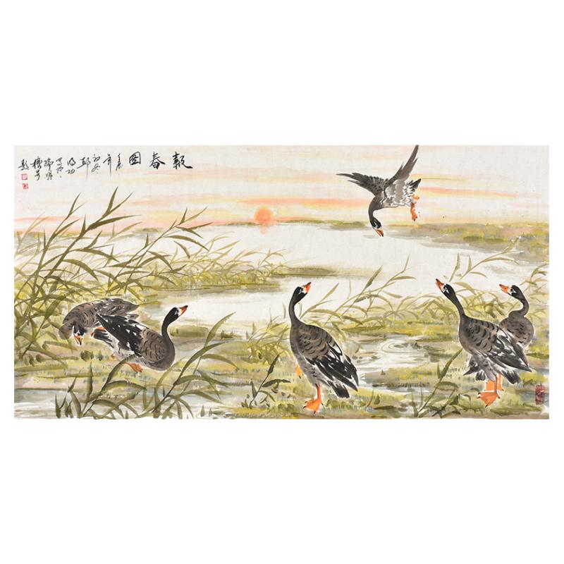 名师纯手绘字画花鸟画