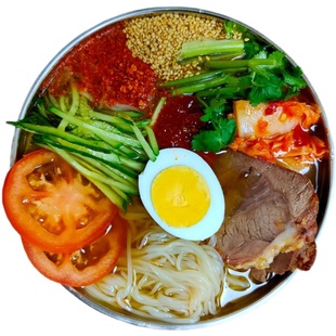 东北特产韩国韩式朝鲜延边正宗朝族散装商用小麦大冷面满5斤包邮