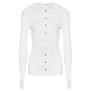 Unawares. 可两穿贴身亲肤百搭通勤三角领巾针织长袖