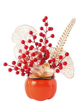 春节柿柿如意喜庆福桶客厅轻奢