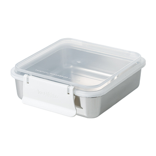 三明治便当盒芬兰MISANBROO316不锈钢饭盒微波加热吐司野餐密封盒