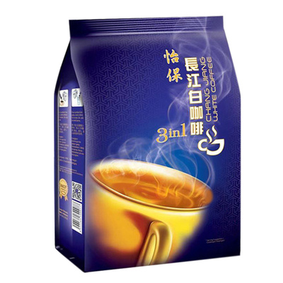 怡保长江白咖啡马来西亚原装进口速溶特浓三合一咖啡二合一配糖条