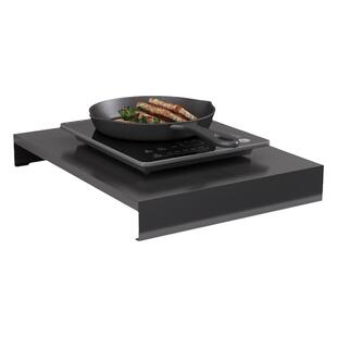 定制厨房燃气灶煤气灶盖板罩不锈钢支架子灶台遮挡收纳架子防尘罩