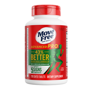益节MoveFree绿瓶Pro升级氨糖软骨素维骨力中老年护关节金装绿标