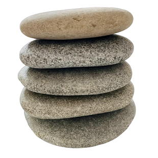 乌龟爬台晒台石龟趴石天然鹅卵石扁石鱼缸造景装饰爬坡垫脚石头