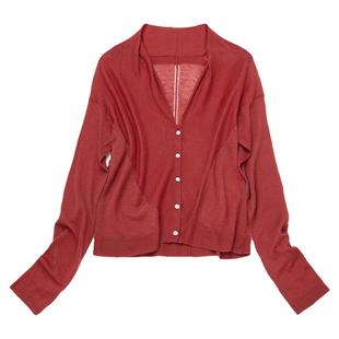 SayYa【幻】水沙月令 精纺120S轻薄水溶羊绒小开衫