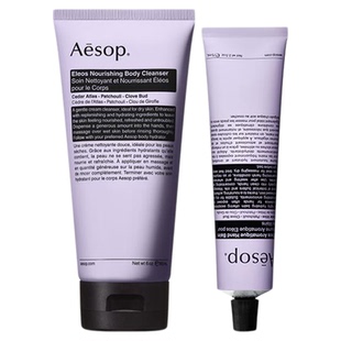 【海外店】Aesop伊索 身体手部两件组：厄勒俄斯护手霜+沐浴露