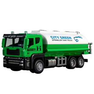 合金垃圾车玩具儿童环卫工程车清洁模型大号仿真工程车男孩运输车