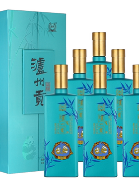 泸州贡翡绿整箱浓香型白酒