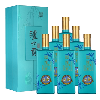 泸州老窖泸州贡翡绿52度500ml*6浓香型