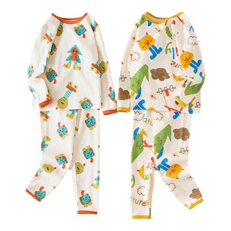 薄款儿童睡衣纯棉男童家居服儿童纯棉a类内衣宝宝全棉男孩居家服
