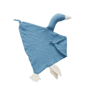 insular安抚巾婴儿纯棉纱布可入口安抚玩偶手偶宝宝睡眠睡觉神器