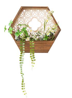 中式古风墙饰仿真花垂藤绿植挂件